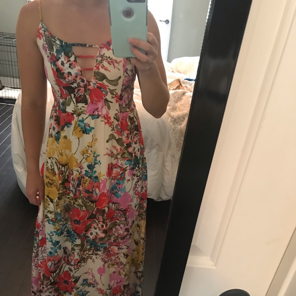 Lizard Thicket floral maxi dress